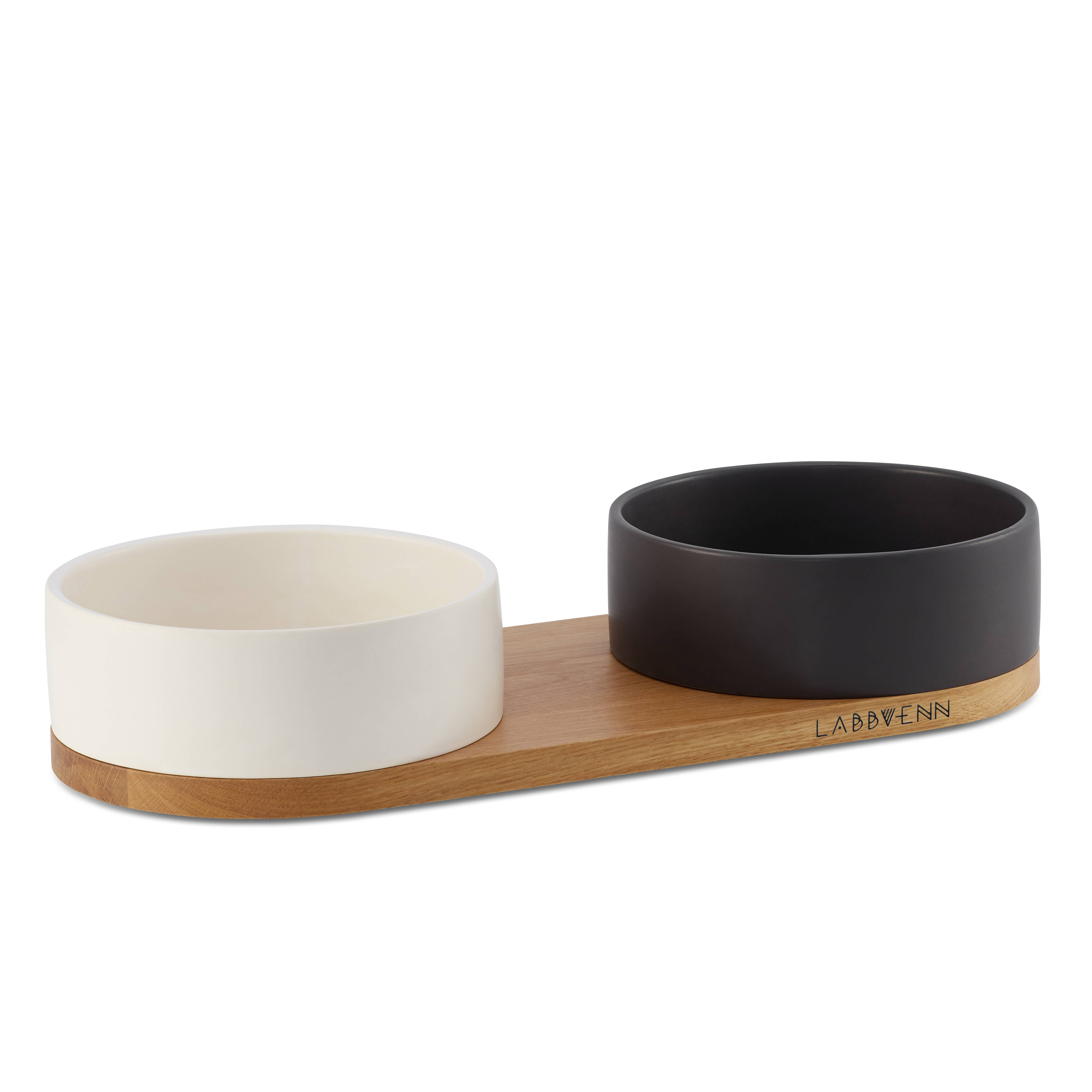 Labbvenn - Wholesale Drinkbak - Kat/Hond - Vuku keramische dubbele voerbak8