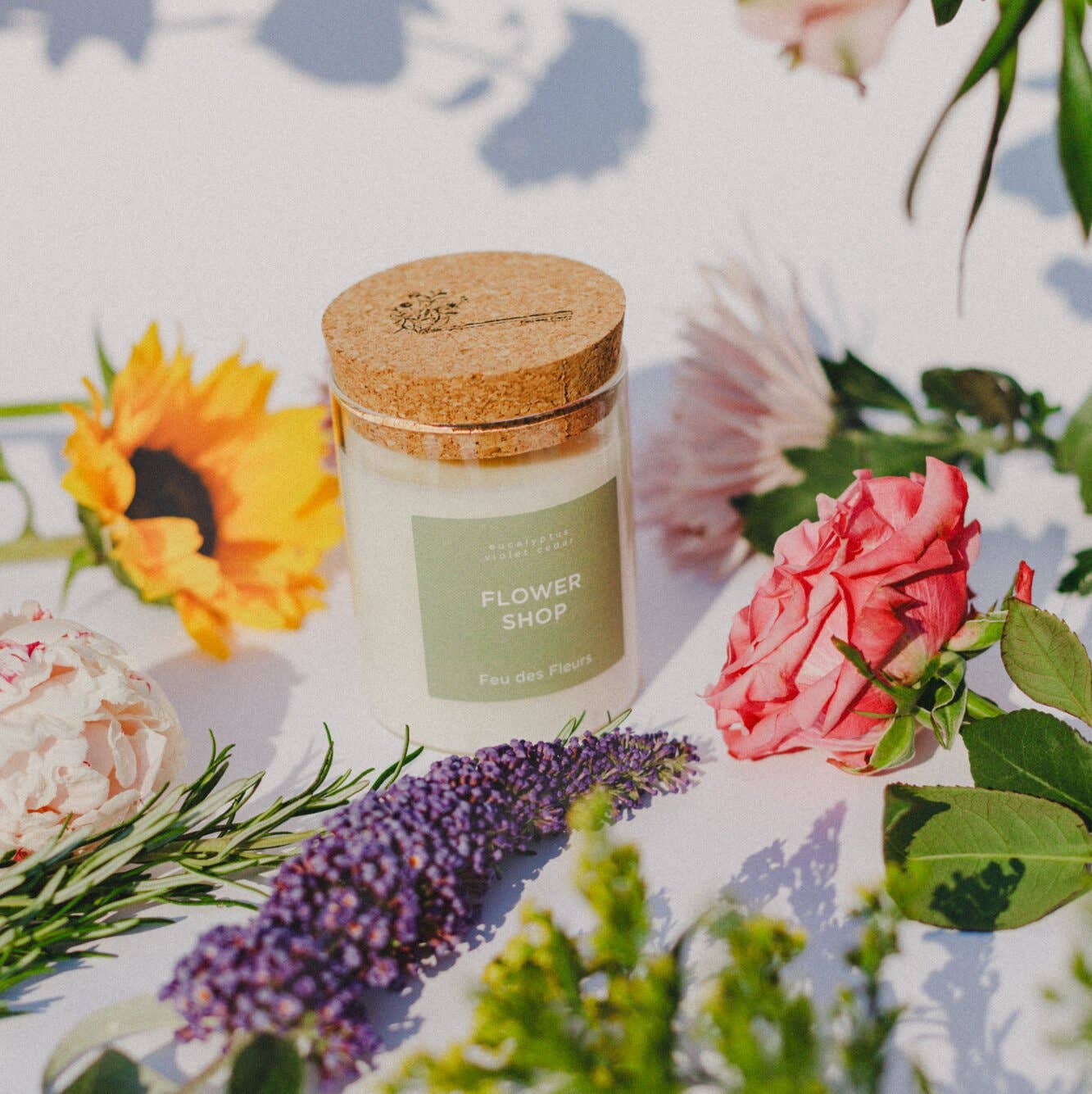 Feu des Fleurs - Wholesale Jar/Filled Candle - Candle Flowershop - 50gr1