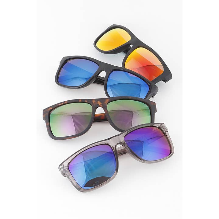 Multicolor Classic Polarized Square Sunglasses 80375 for wholesale on Faire