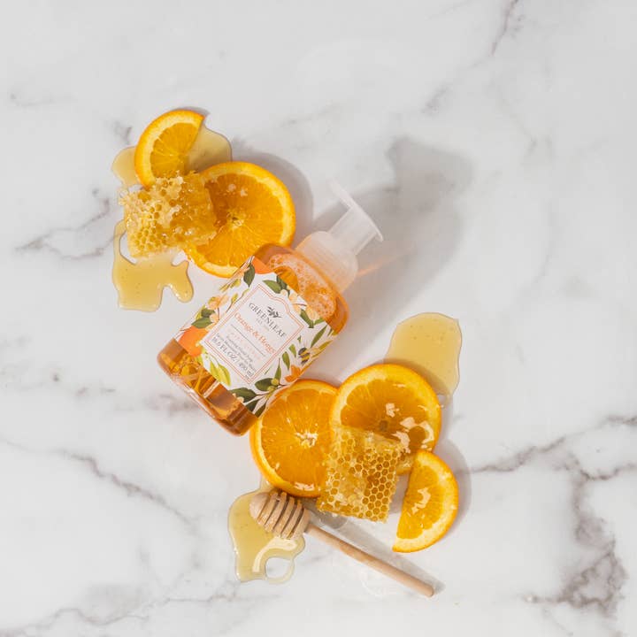 Greenleaf Gifts - Wholesale Hand Soap/Wash - Orange & Honey Foaming Hand Soap 4 Pack1