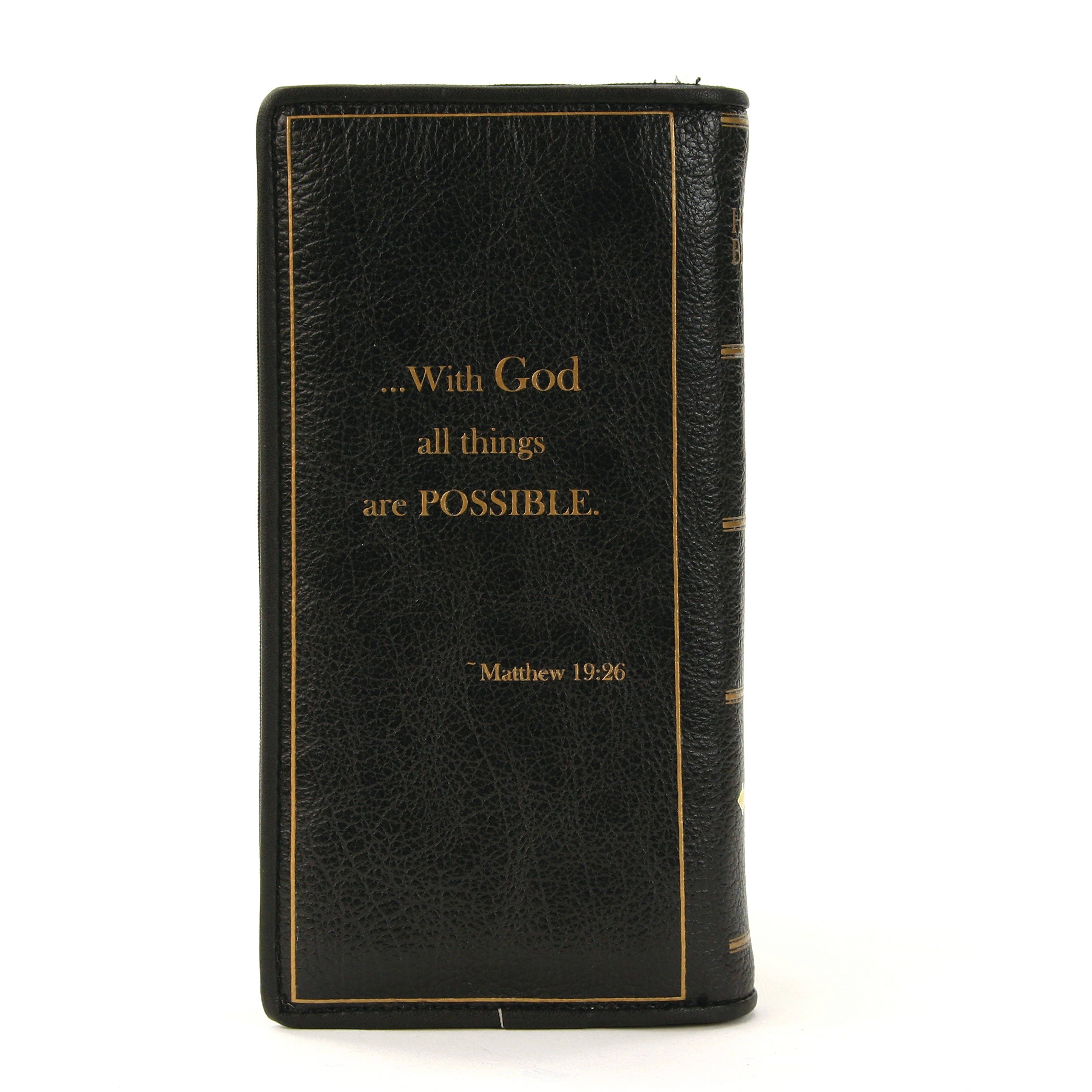 COMECO INC - Wholesale Wallet - Women's - Holy Bible Wallet in Vinyl Material2