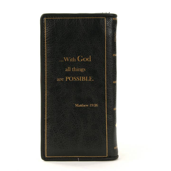 COMECO INC - Wholesale Wallet - Women's - Holy Bible Wallet in Vinyl Material2