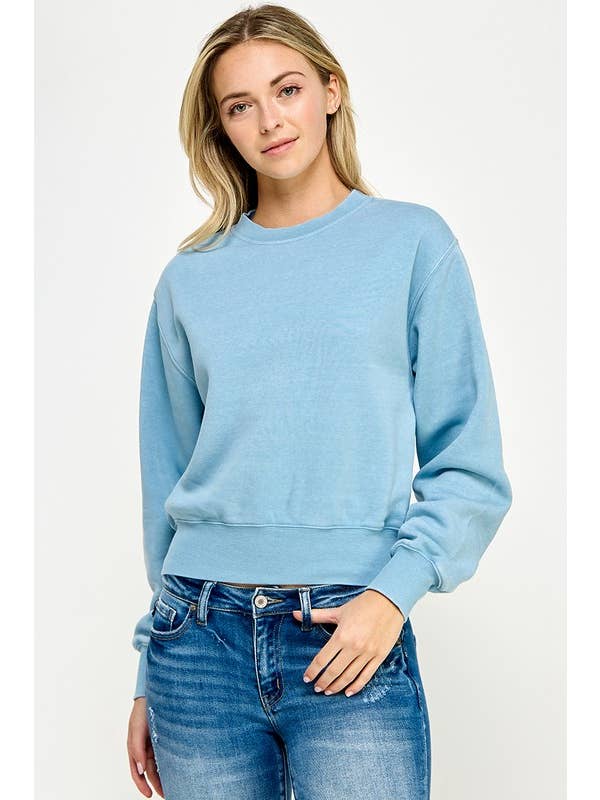 Vanilla Monkey - Wholesale Sweatshirt - Women's - Basic Burnout Fleece Sweatshirt7