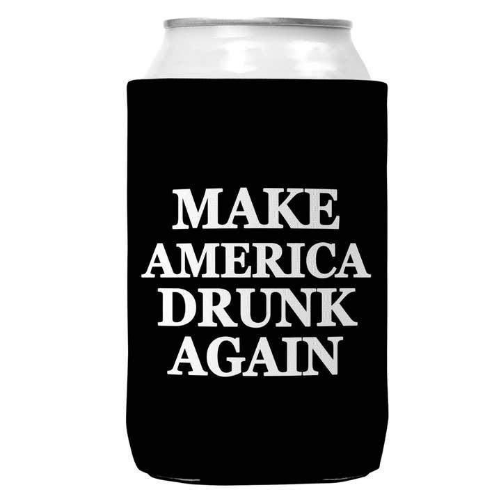 Wi-Wear - Wholesale Drink Huggers & Koozies - Make America Drunk Again Can Koozie Cooler for 12oz Cans