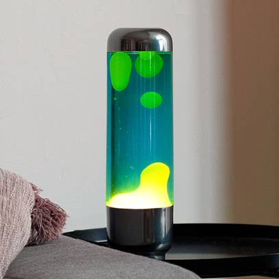 Balvi x Lúcid Lava Lamp | Capsule Blue & Lime Lava Lamp for wholesale by Oli Olsen