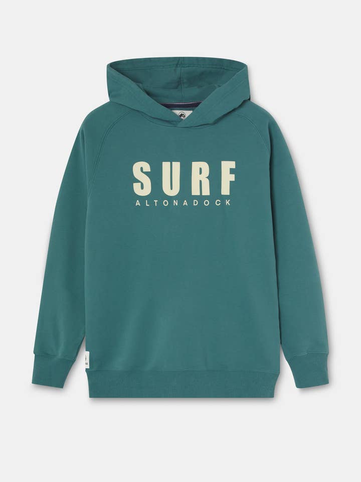 Teal Groene Surf Sweater voor wholesale door ALTONADOCK