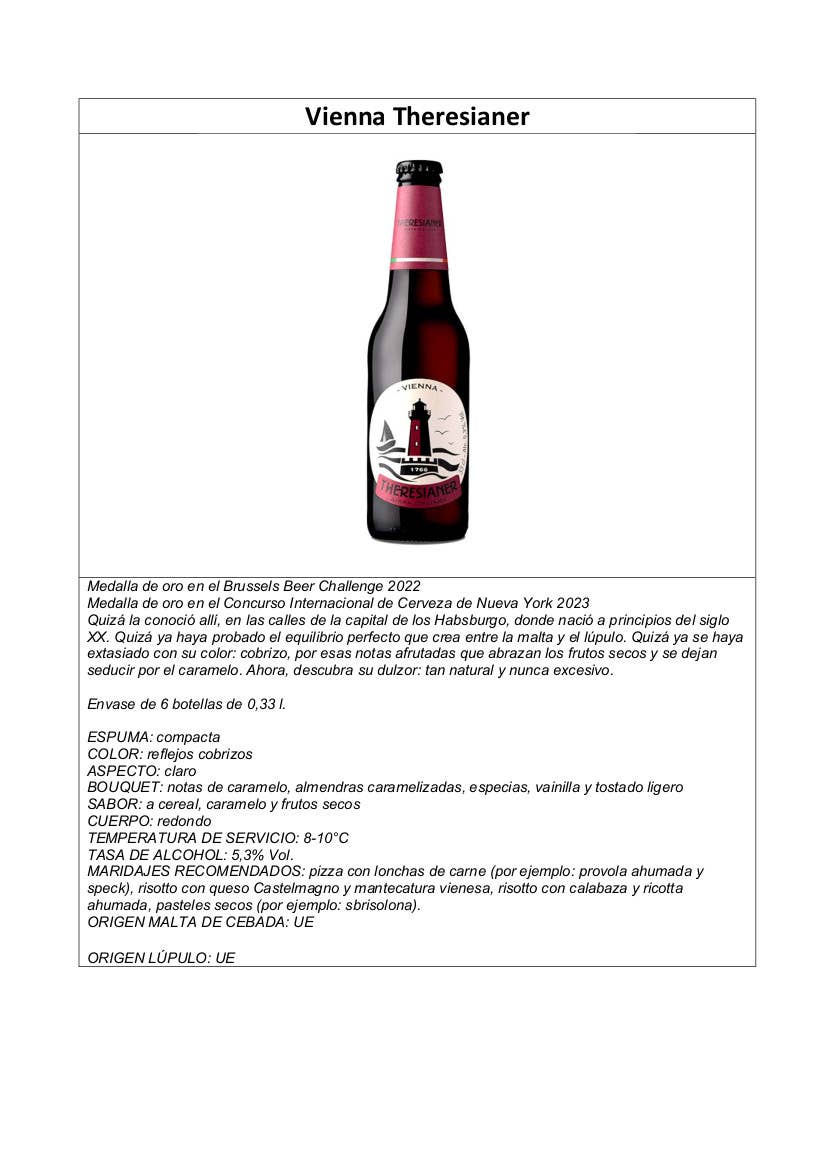Metina SAS - Wholesale Beer - Vienna Theresianer beer 33 cl.4