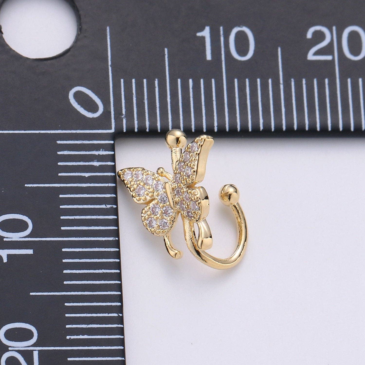 Aim Eternal - Wholesale Cuff/Wrap Earrings - 1x Butterfly Ear Cuff Ear Wraps  AI1172