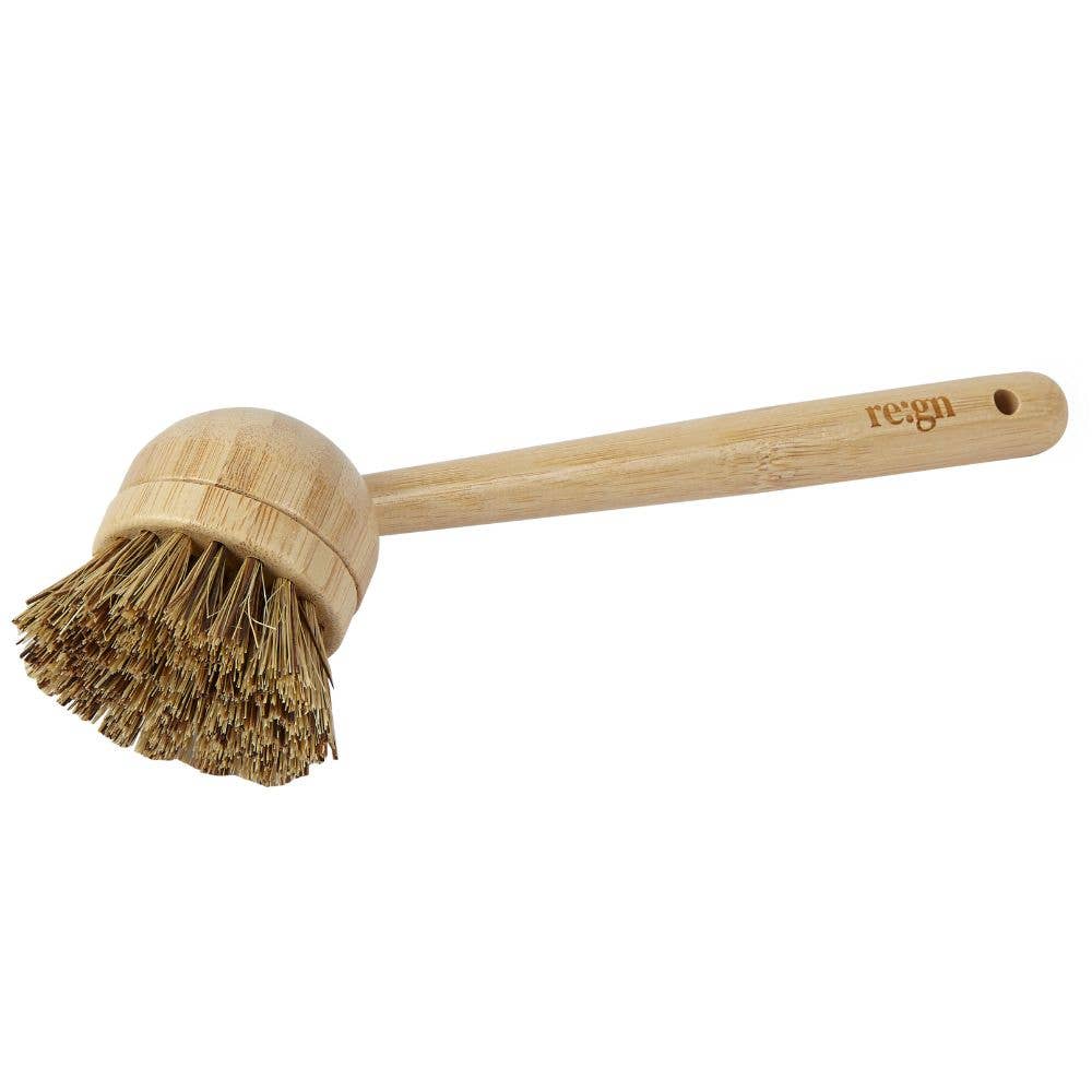 Re:gn – wholesale Cleaning brush – Modular Bamboo Dish Brush with Replaceable Heads – Sisal & Coconut Bristles1