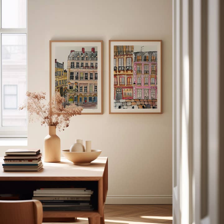Giclée Fine Art Print "Boulangerie, Paris" for wholesale by Pascale Berkowitz Studio Art