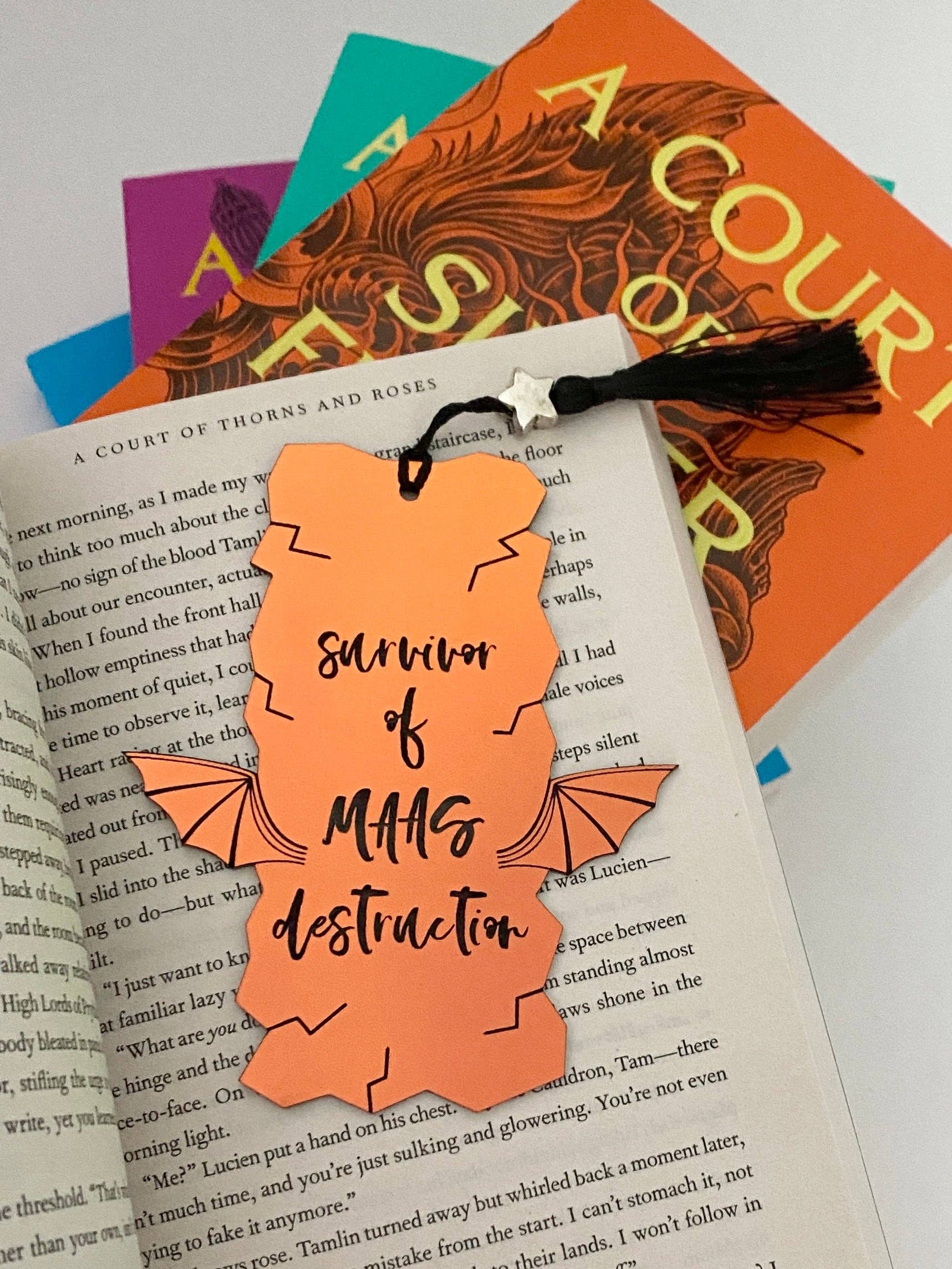 zoo&roo - Wholesale Bookmark - Survivor of Maas Destruction bookmark ACOTAR TOG CC11