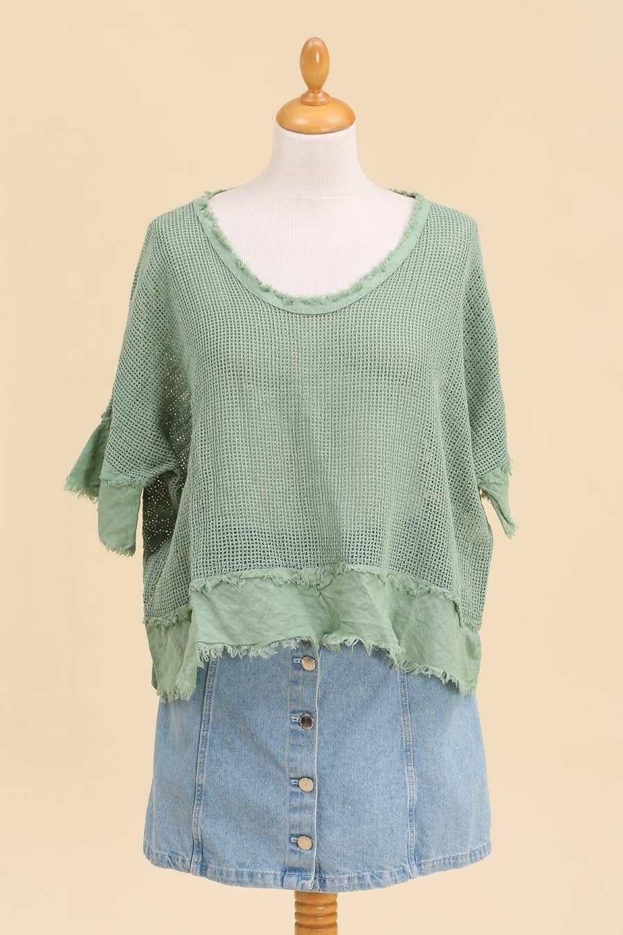 LINEN & COTTON HOUSE – Großhandel Bluse – Damen – TOP AUS BAUMWOLLSTRICK 23911 100 % BAUMWOLLE41