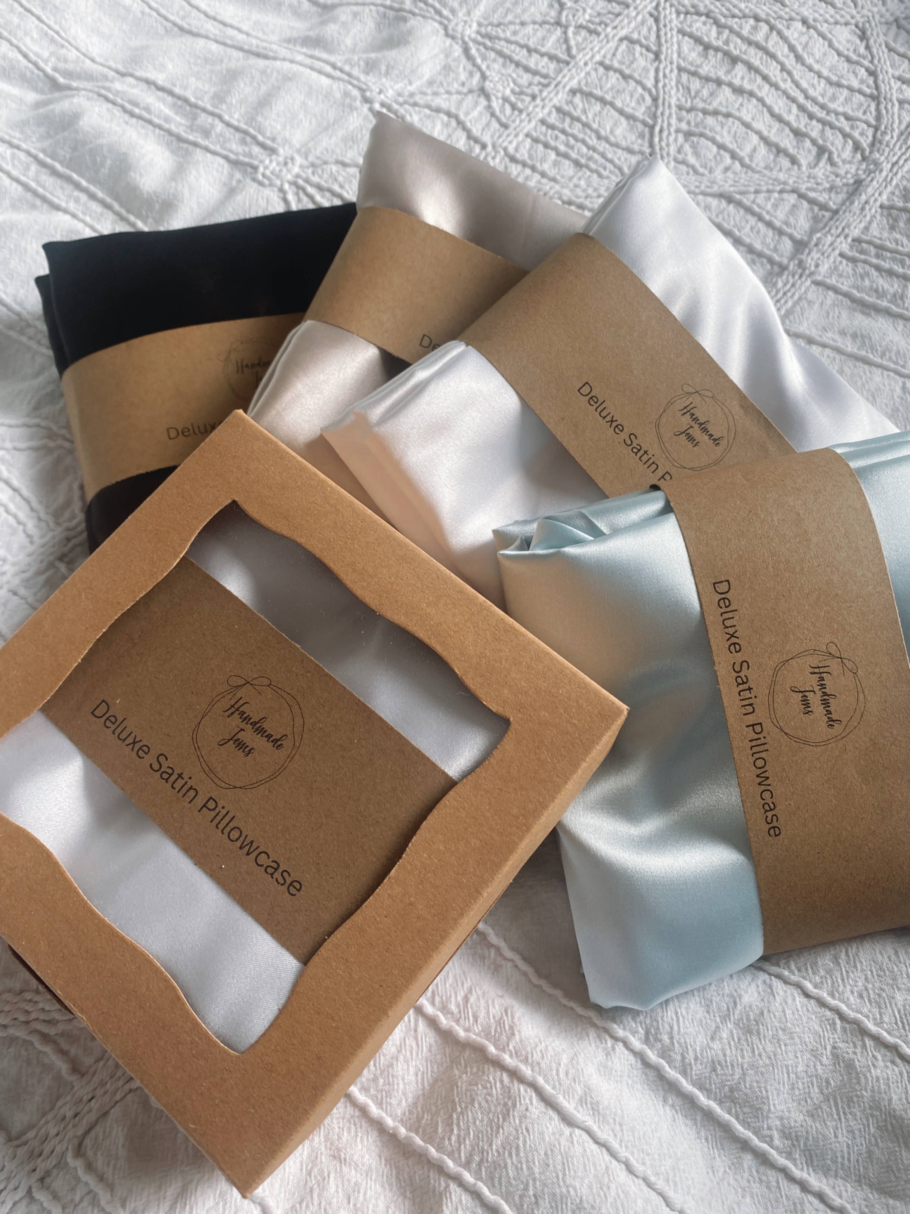 Handmade Jems - Wholesale Bedding pillowcase/sham - Pink Deluxe Satin Pillowcase1