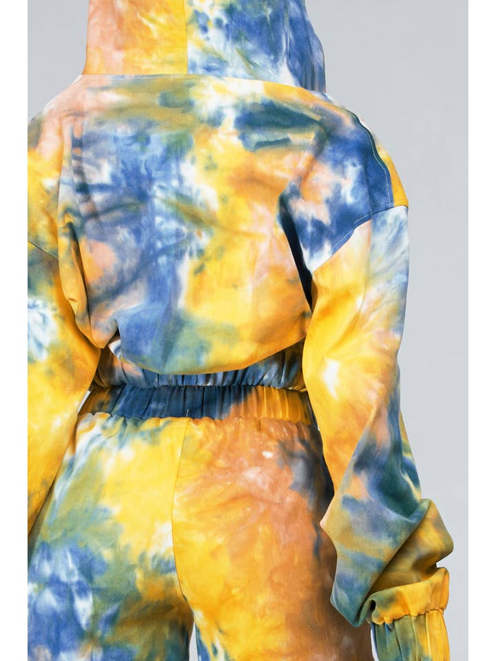 Multi Mix Tie-Dye Print Two-Piece Set for wholesale on Faire