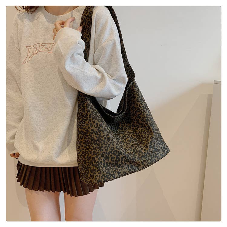 Lily Clothing - Wholesale Shoulder Bag - Women's - Fashionable leopard print hand-held tote bag3