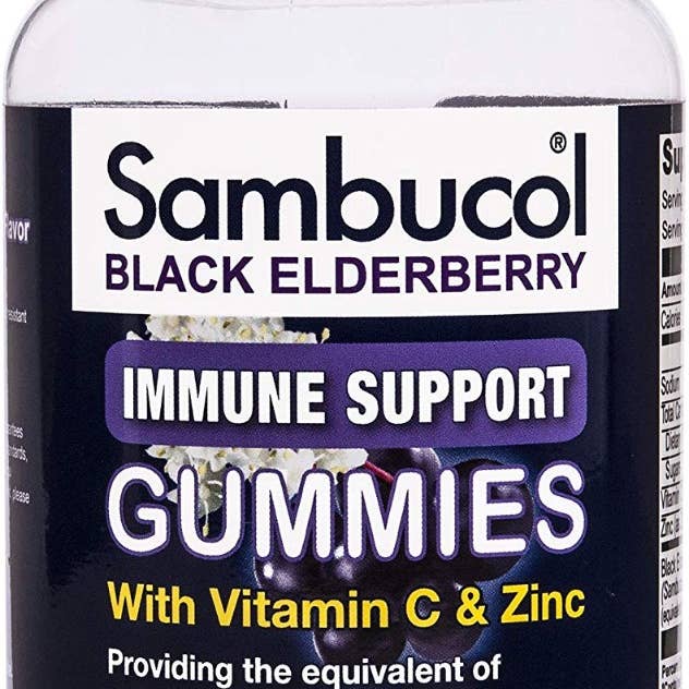 NutriCelebrity – wholesale Oralt tillskott/Vitamin – Sambukol, Svart Fläder, Immunstöd Gummies