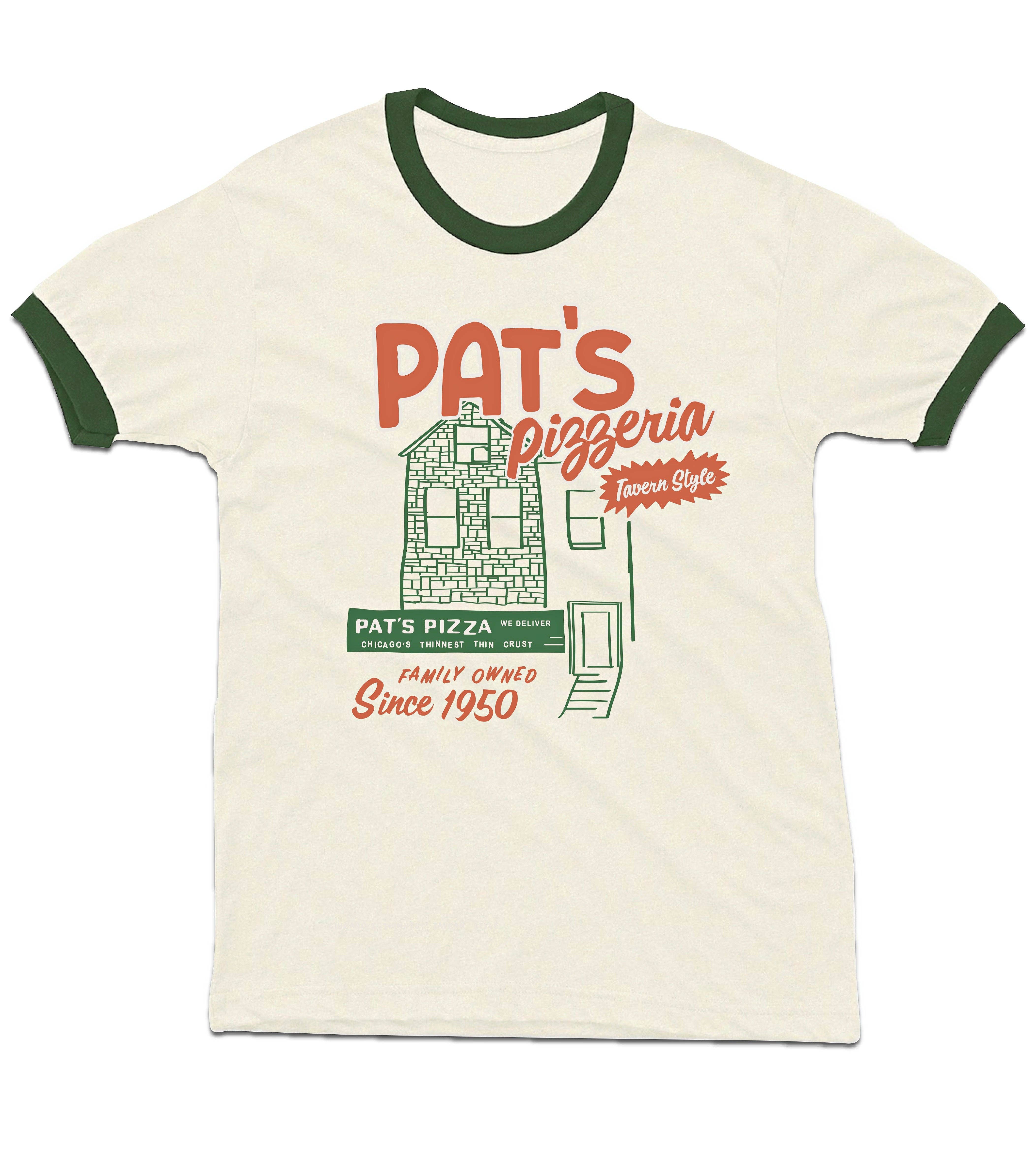 Chitown Clothing – wholesale Screen printed t-shirt – unisex – Pat's Pizzeria Shirt0