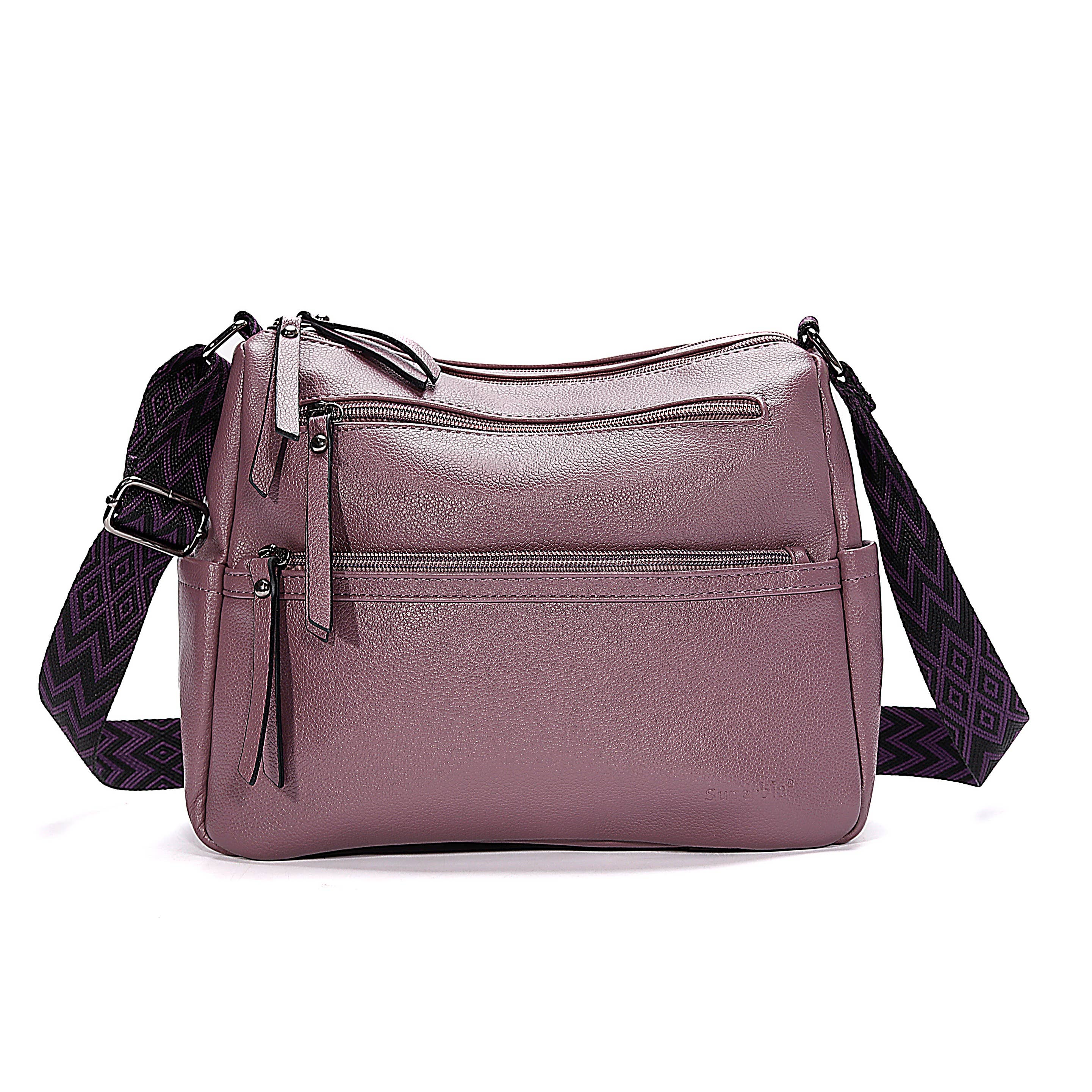 Superbia - Vendita all'ingrosso Tracolla - Donna - Borsa a spalla Superbia Soft Multi con tasche con cerniera e 2 scomparti12