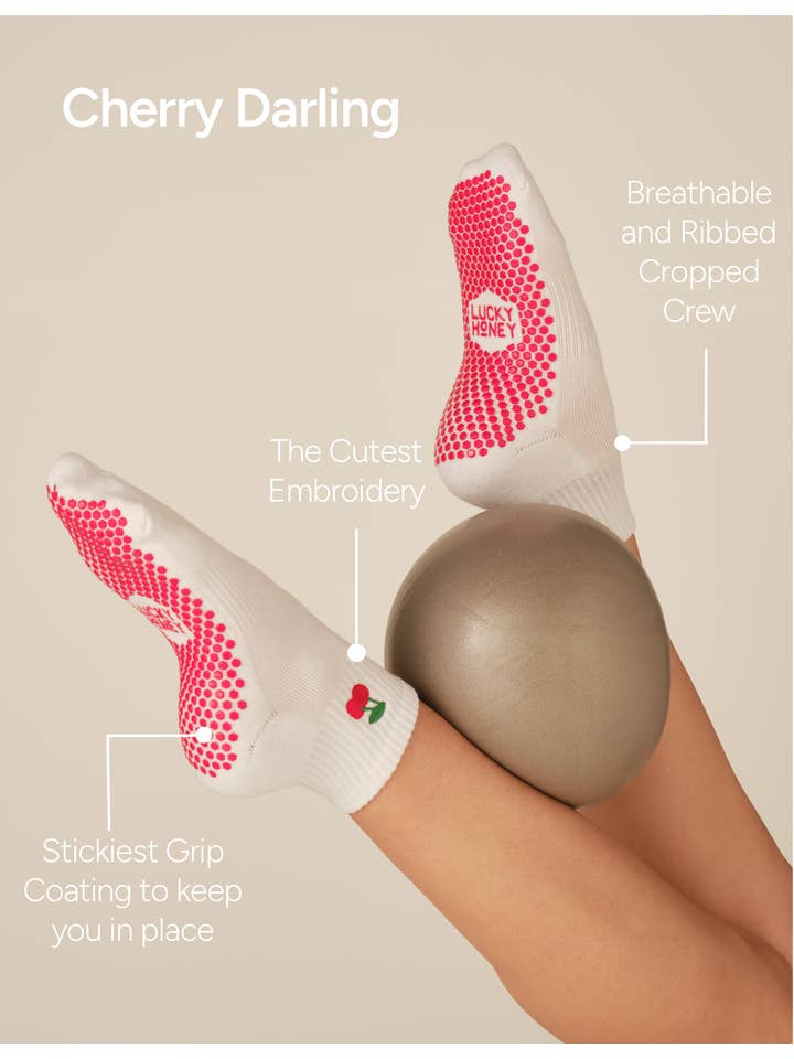 LUCKY HONEY - Wholesale Socks - Women's - The Harlow Grip Sock8