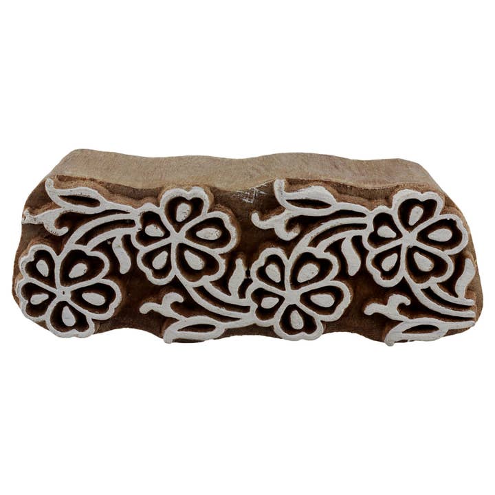 Tribal Trade GmbH – Engroshandel Gummistempel/pyntestempel – Stempel trækant 7,5 cm model 07 kant træstempel