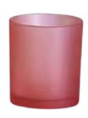 Private or White Label Luxury Massage Candle Frosted Pink for wholesale by Comfy Cozy Home