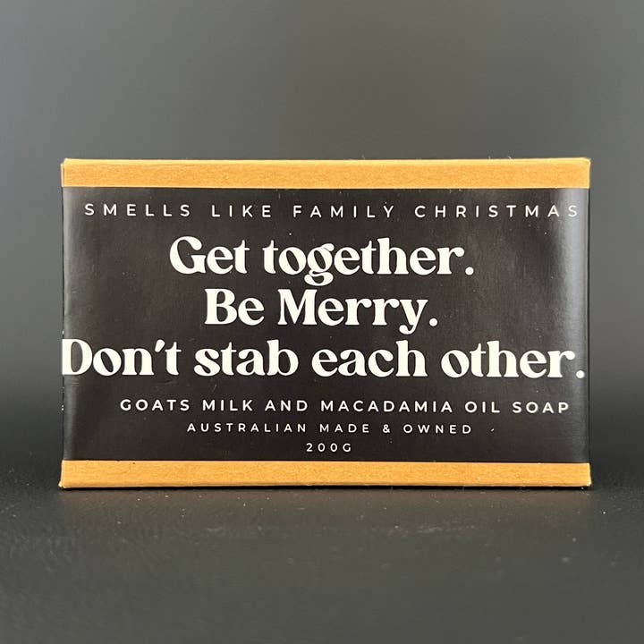 Smells Like Family Christmas - Sassy Soap for wholesale by Slightly Shirtee