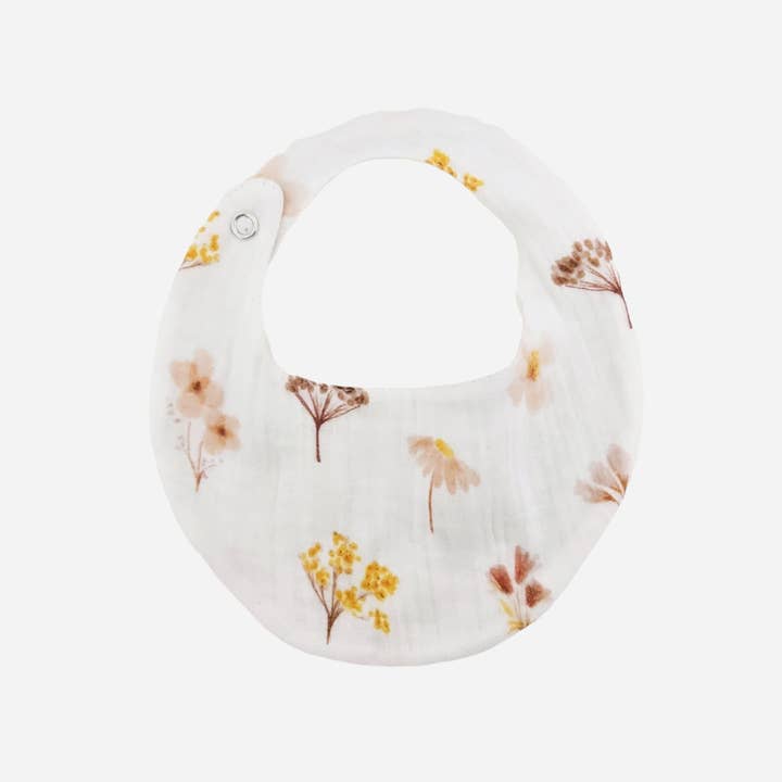 Waterproof Neutral Motif Dribble Bib for wholesale by Little Scandi baby