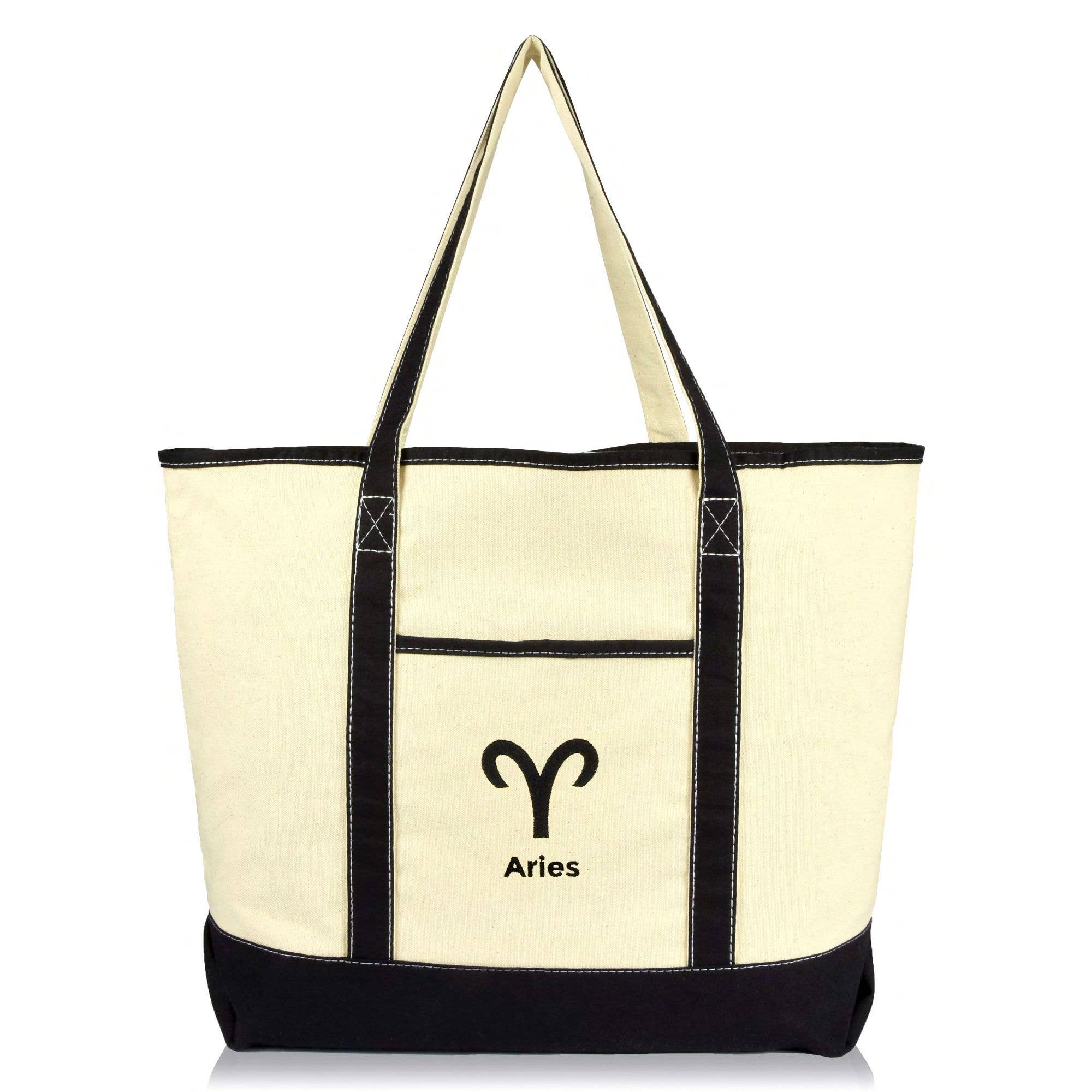 Dalix - Wholesale Tote Bag - Women's - DALIX Zodiac Sign Tote Bag  Horoscope Astrology8