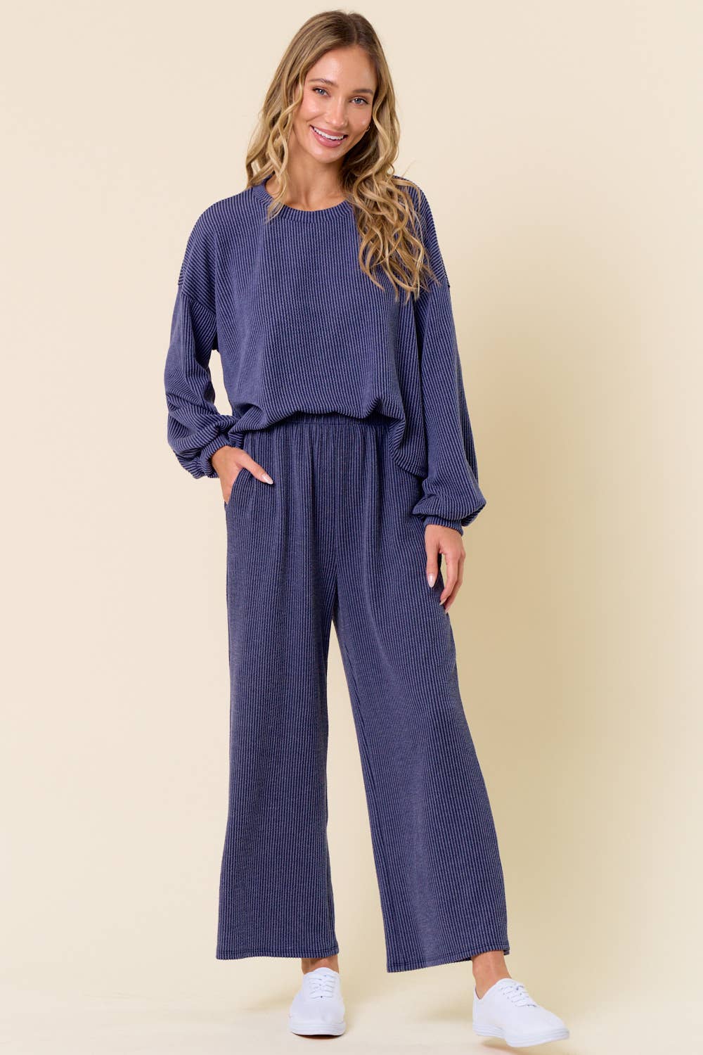 lovely melody - Wholesale Knit Top - Women's - LMT4100-Manifest ribbed top12