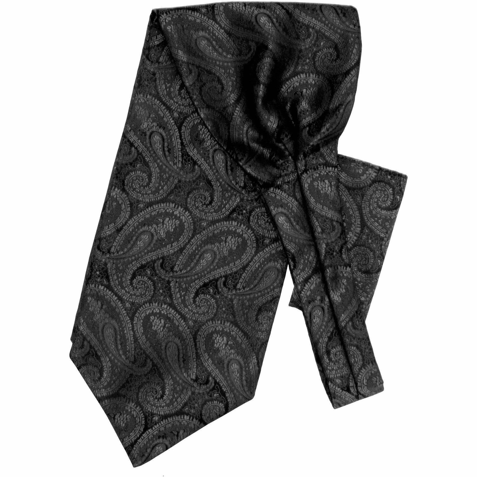 Dubal Brothers – wholesale Pocket square – Men’s – Vittorio Farina Paisley Tone On Tone Ascot & Pocket Square by Classy Cufflinks0