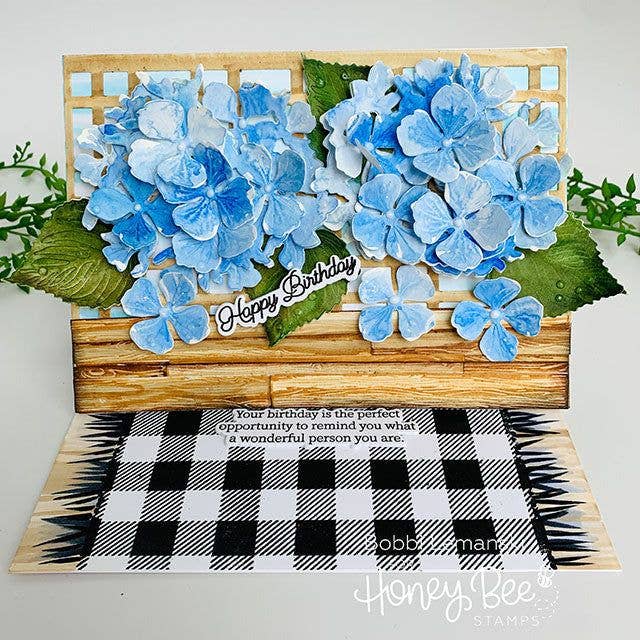 Honey Bee Stamps - Vente Tampon encreur/décoratif - À l'intérieur : Sentiments d'anniversaire - Ensemble de tampons photopolymères 6x65