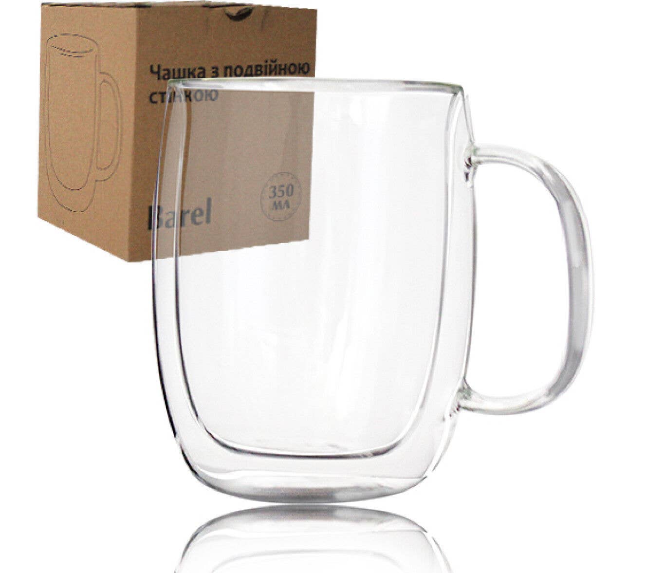 STP - Wholesale Coffee Mug - Barrel Double Wall Glass Mug0