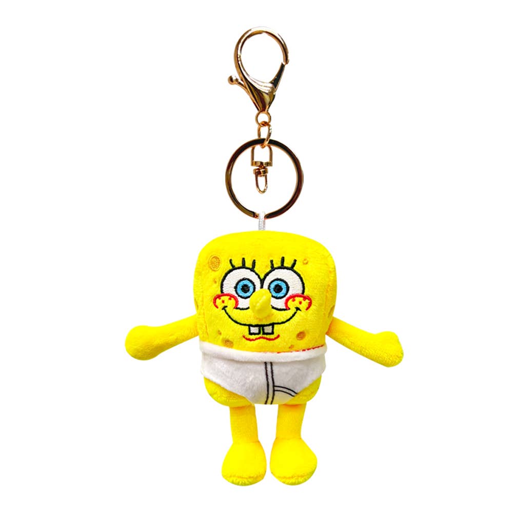 K-Wonderland – Porta-chaves - Unissexo por atacado – Coleção de Porta-Chaves de Peluche SpongeBob & Patrick16