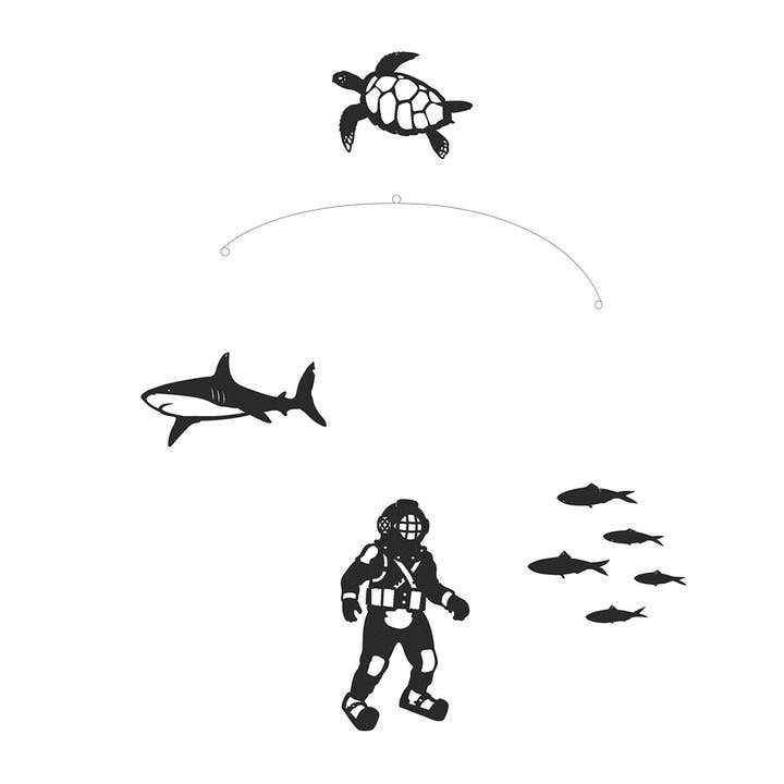 Tuta da sub antica decorativa mobile per la vendita all'ingrosso da parte di Perro Feo Workshop