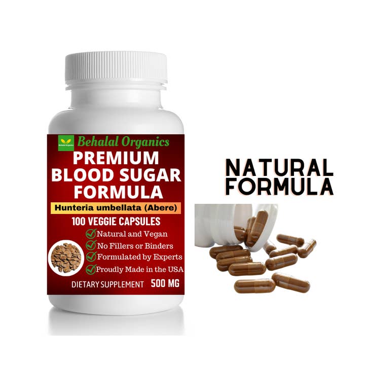 Behalal Organics - Wholesale Oral supplement/vitamin - Blood Sugar Formula Capsule Premium Support with Abere1
