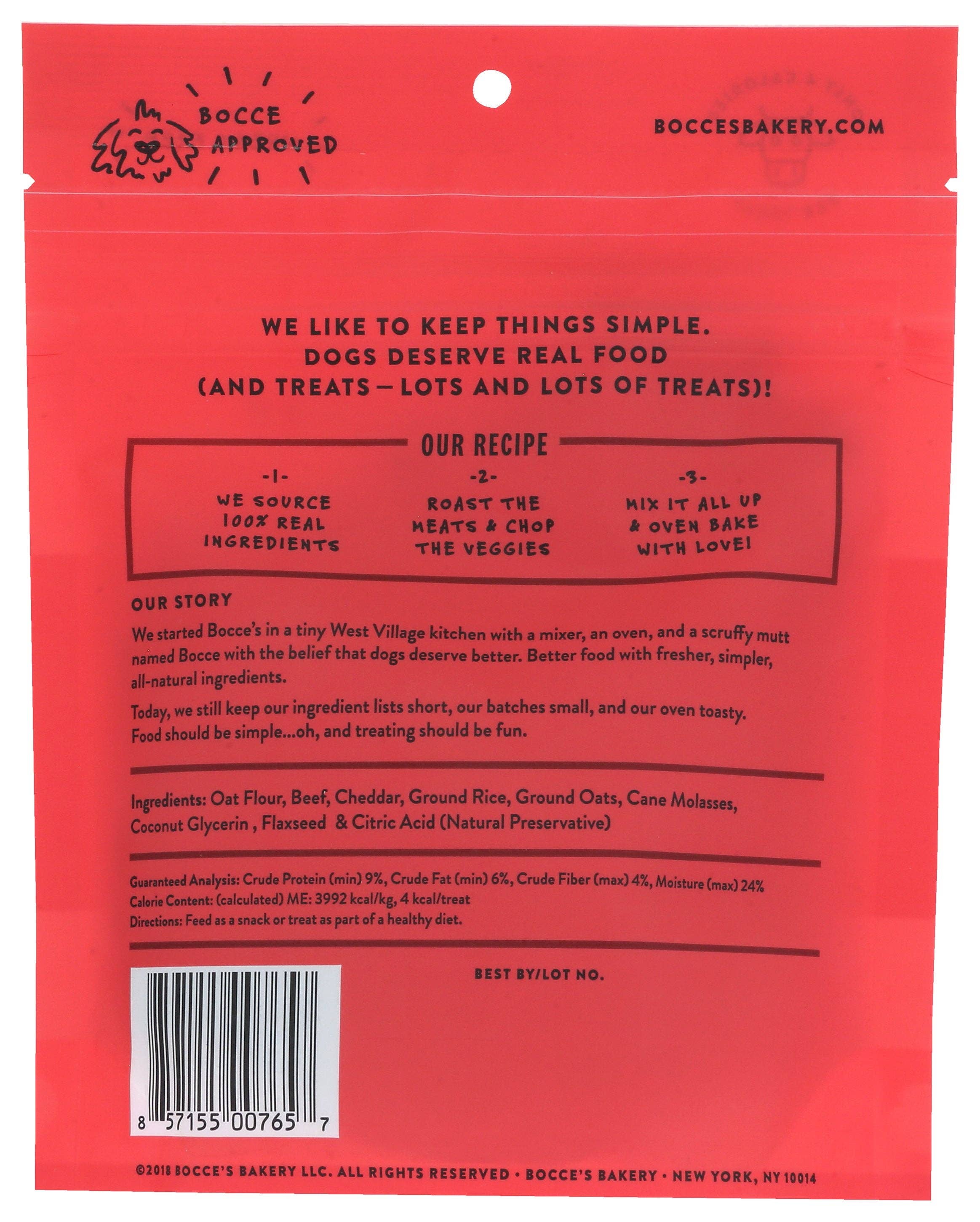 Everyday Supply Co - Wholesale Pet Treats - Dog - BOCCES BAKERY TREAT DOG TRNING BEEF CHD - Case of 120