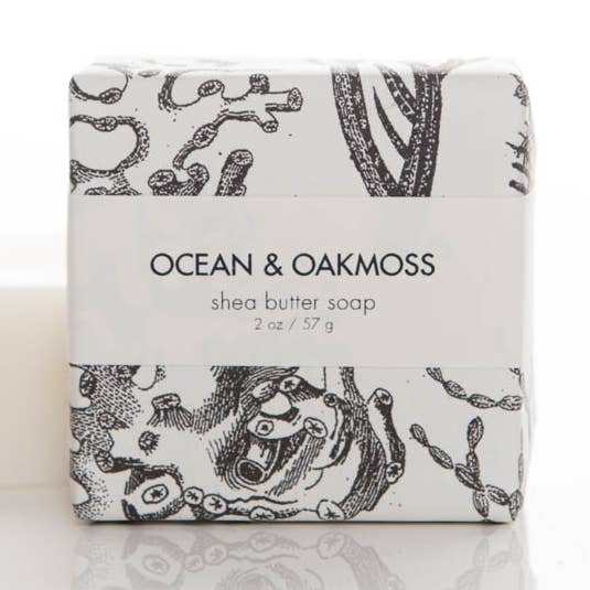 Ocean & Oakmoss - Petite Shea Butter Guest Soap for wholesale by Formulary 55