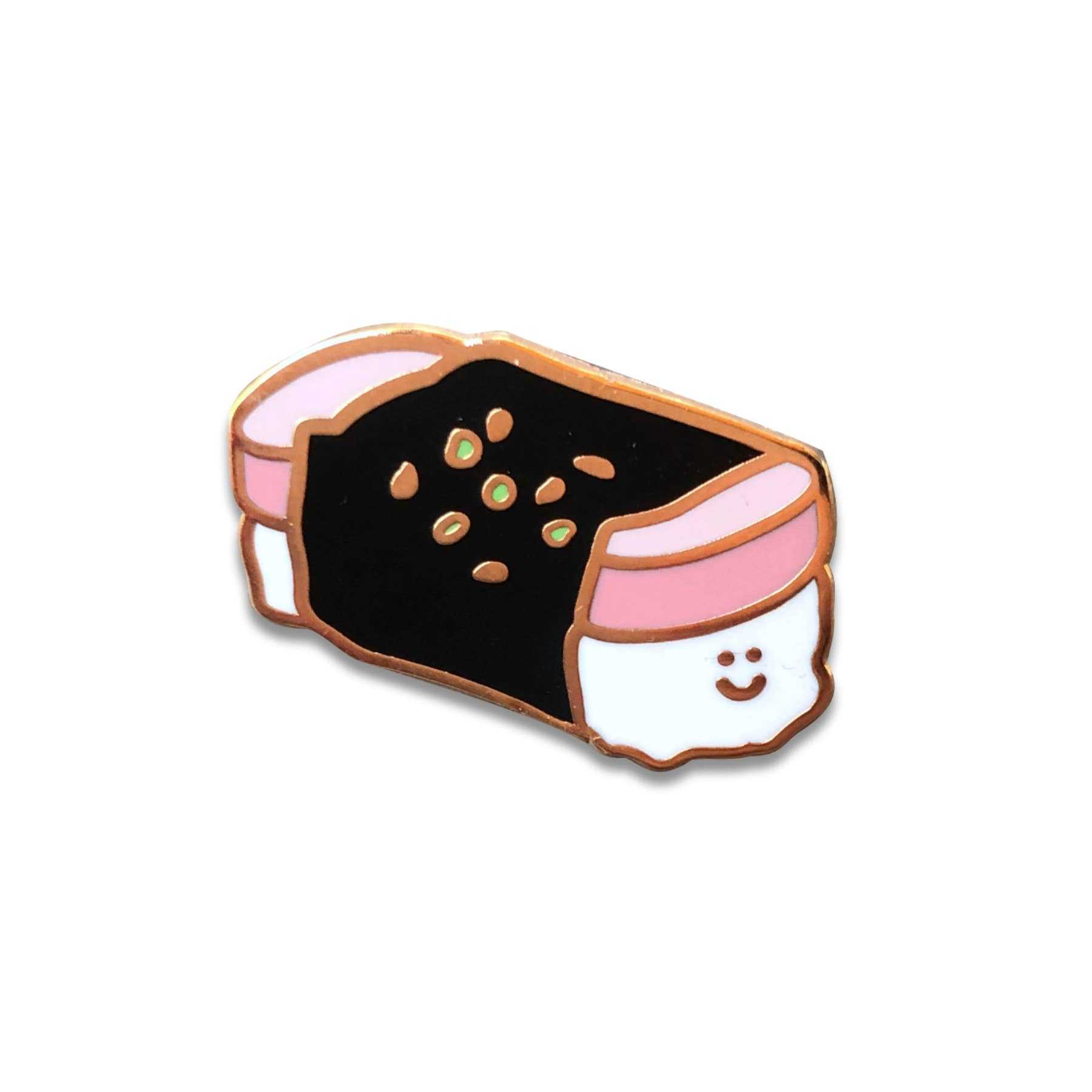 Brightspot Design – wholesale Lapel pin/button – Musubi Mate Enamel Pin