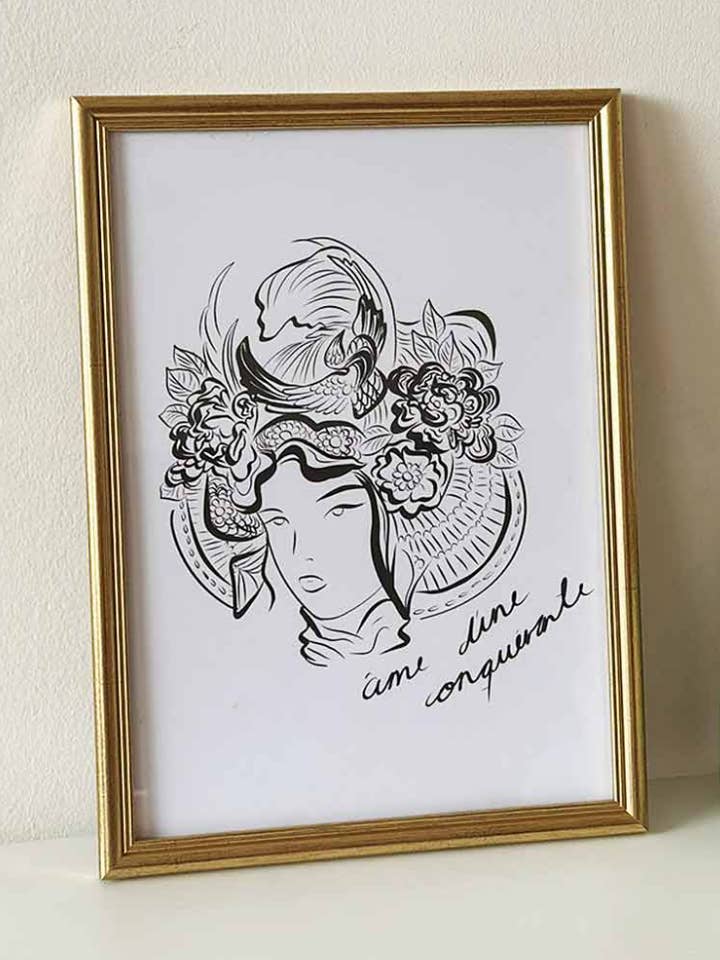 GOZEN poster - A4 format - 21x29.7cm for wholesale by Leonor Roversi