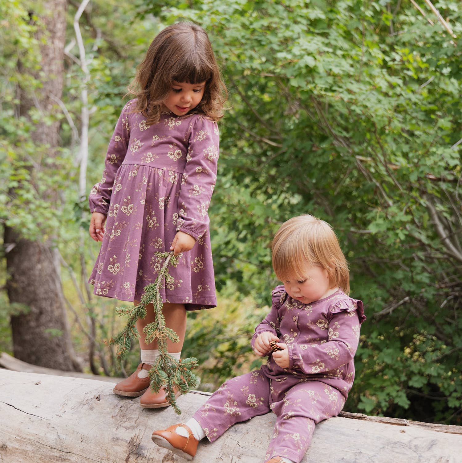 City Mouse Studio - Wholesale Dress - Kids - Twirl Dress- Orchid Blooms2