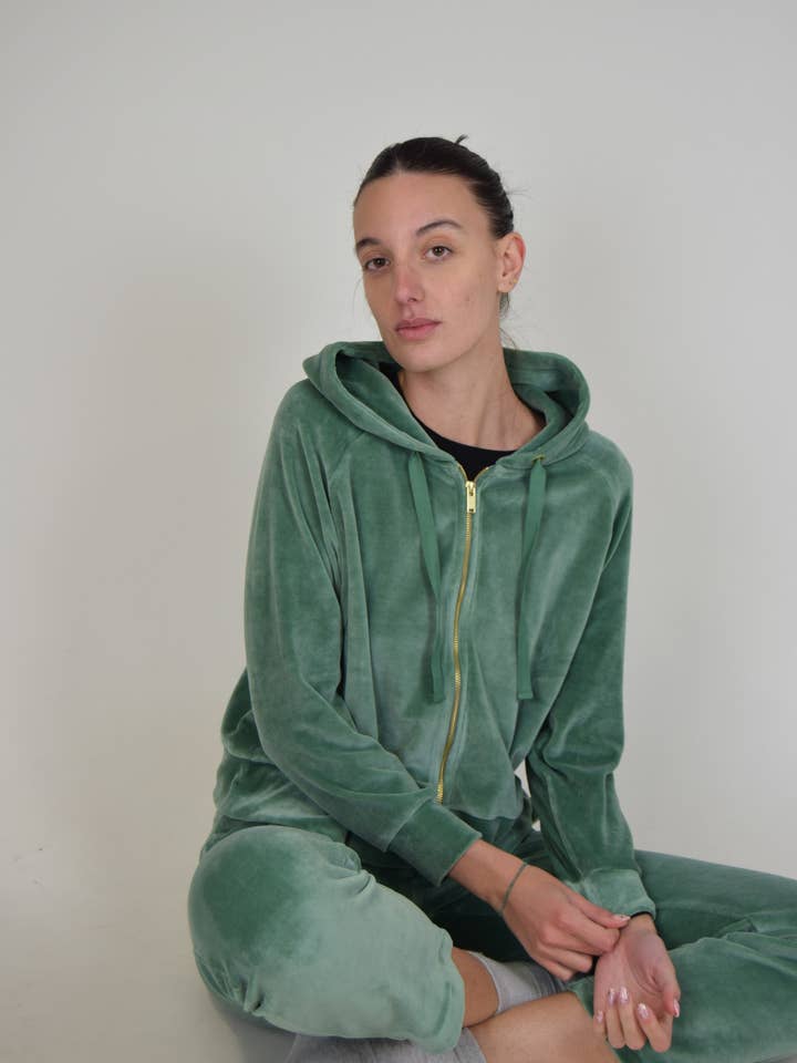 Sweatshirt de veludo por atacado de Amaya