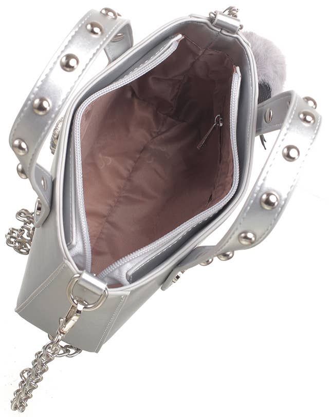 Bessie London - Wholesale Tote Bag - Women's - HALLOWEEN PUNK LUXE TOTE BAG6