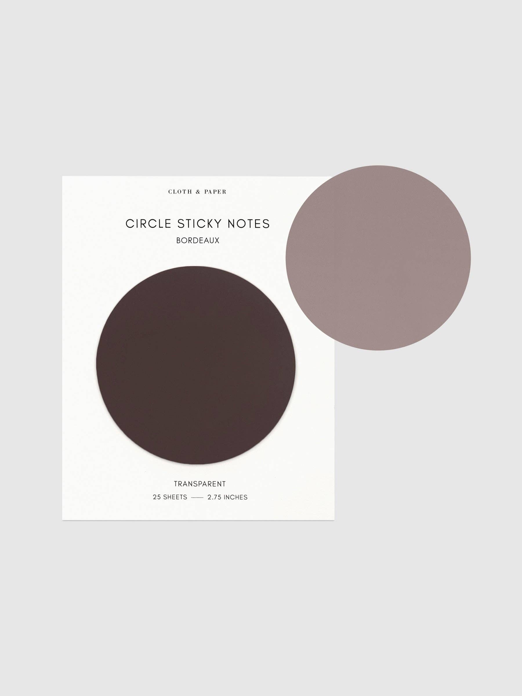 Cloth & Paper - Wholesale Sticky notes - Transparent Circle Sticky Notes11