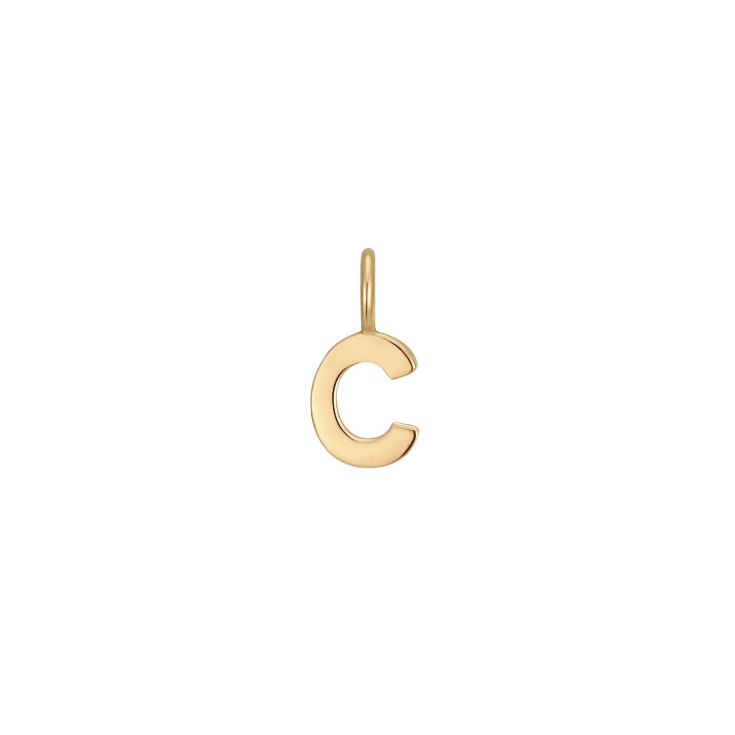 WJW - Wholesale Individual Charm/Pendant - Permanent Jewelry 14K Solid Gold Initial Charms2