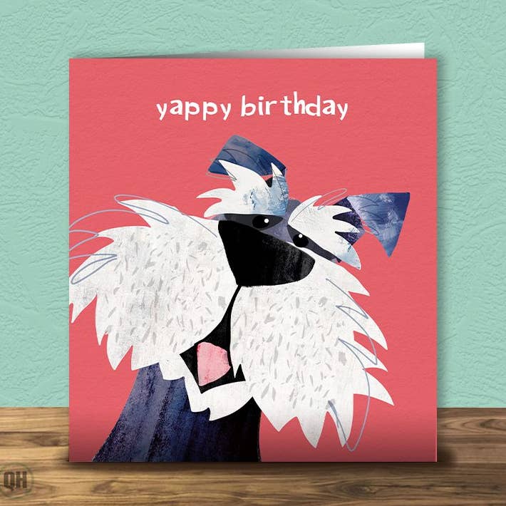 Cartão de Aniversário Canino Yappy por Paul Delaney por atacado de Quitting Hollywood