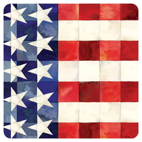 Paperproducts Design • Ambiente - Wholesale Coasters - DESSERT 7" - QUILTED FLAG0