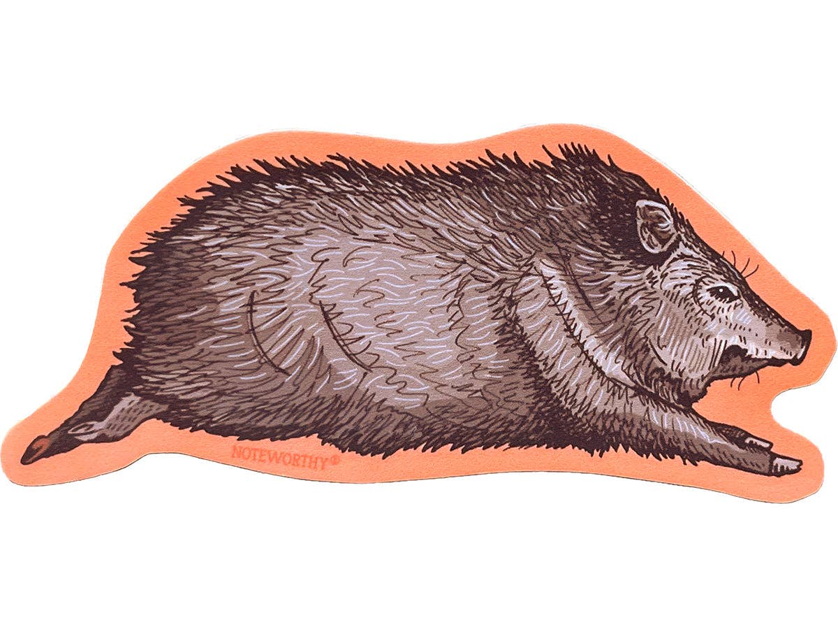 Noteworthy Paper & Press - Wholesale Sticker - Javelina Sticker0