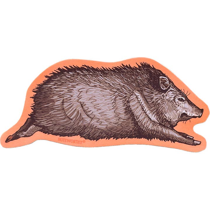 Noteworthy Paper & Press - Wholesale Sticker - Javelina Sticker
