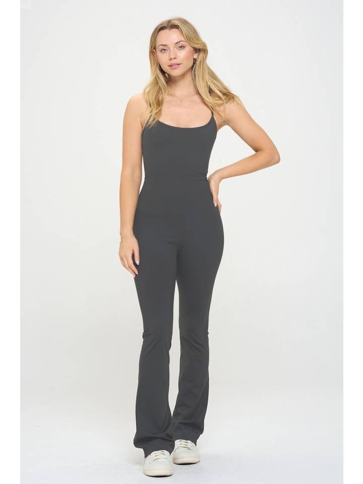 otos active - Wholesale Jumpsuit - Women's - Active Flare Cami Jumpsuit Romper6