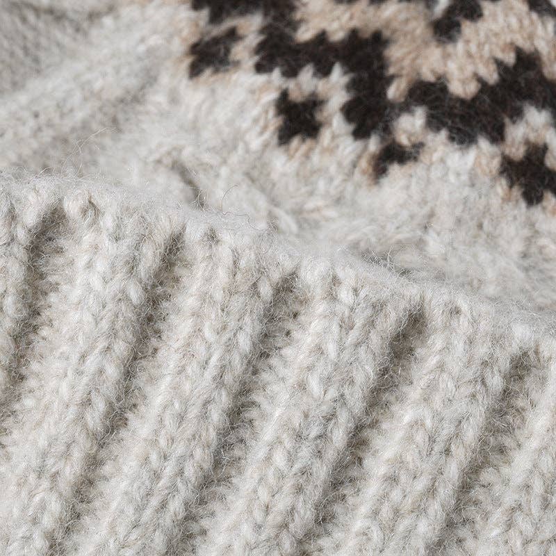 Dipped Shop - Vente Bonnet – femme - Bonnet en tricot torsadé de couleur contrastante DPKB30186